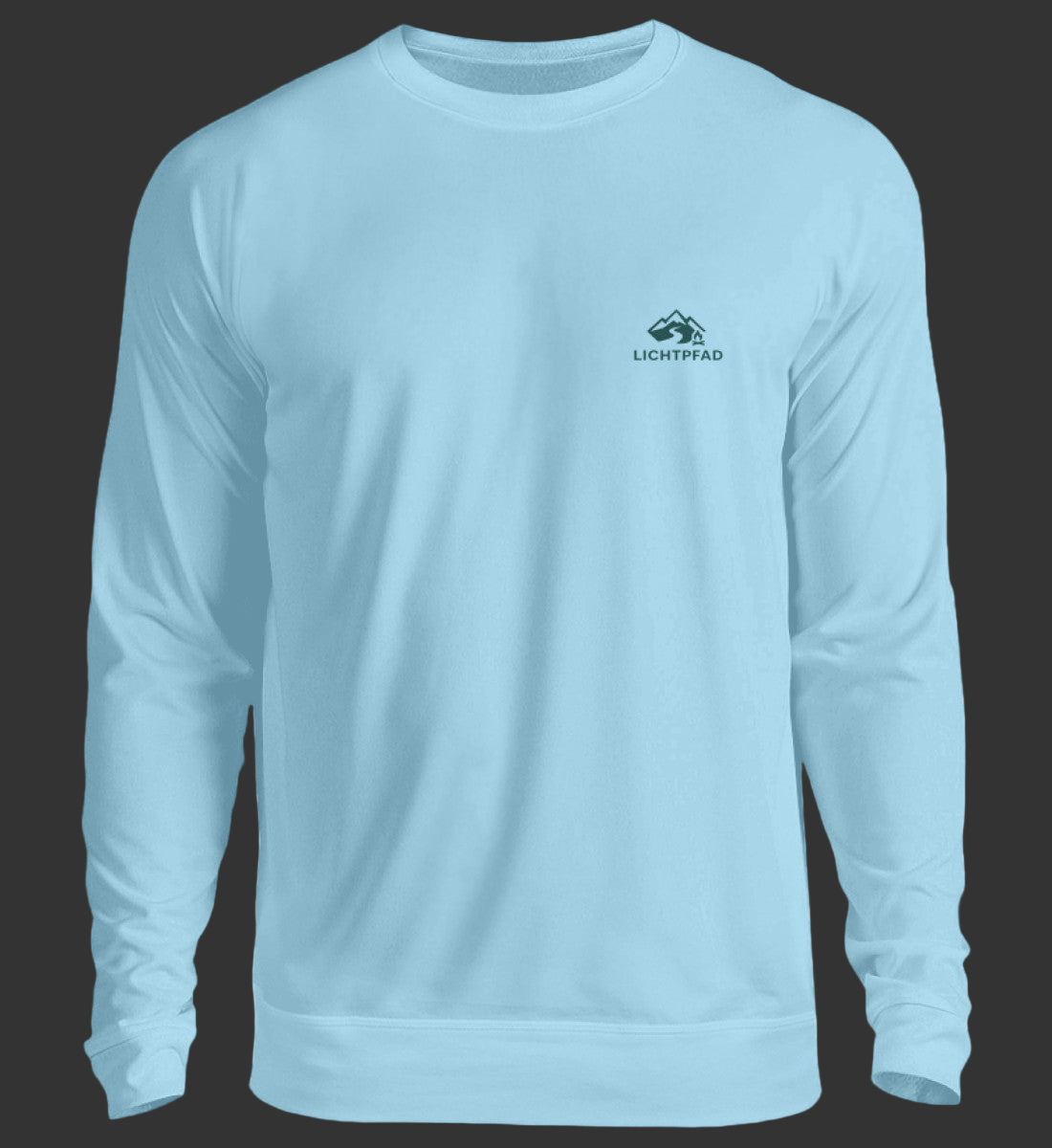 Lichtpfad-Unisex Sweatshirt