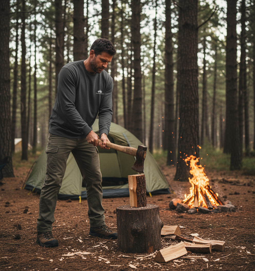 Lichtpfad-Unisex Sweatshirt