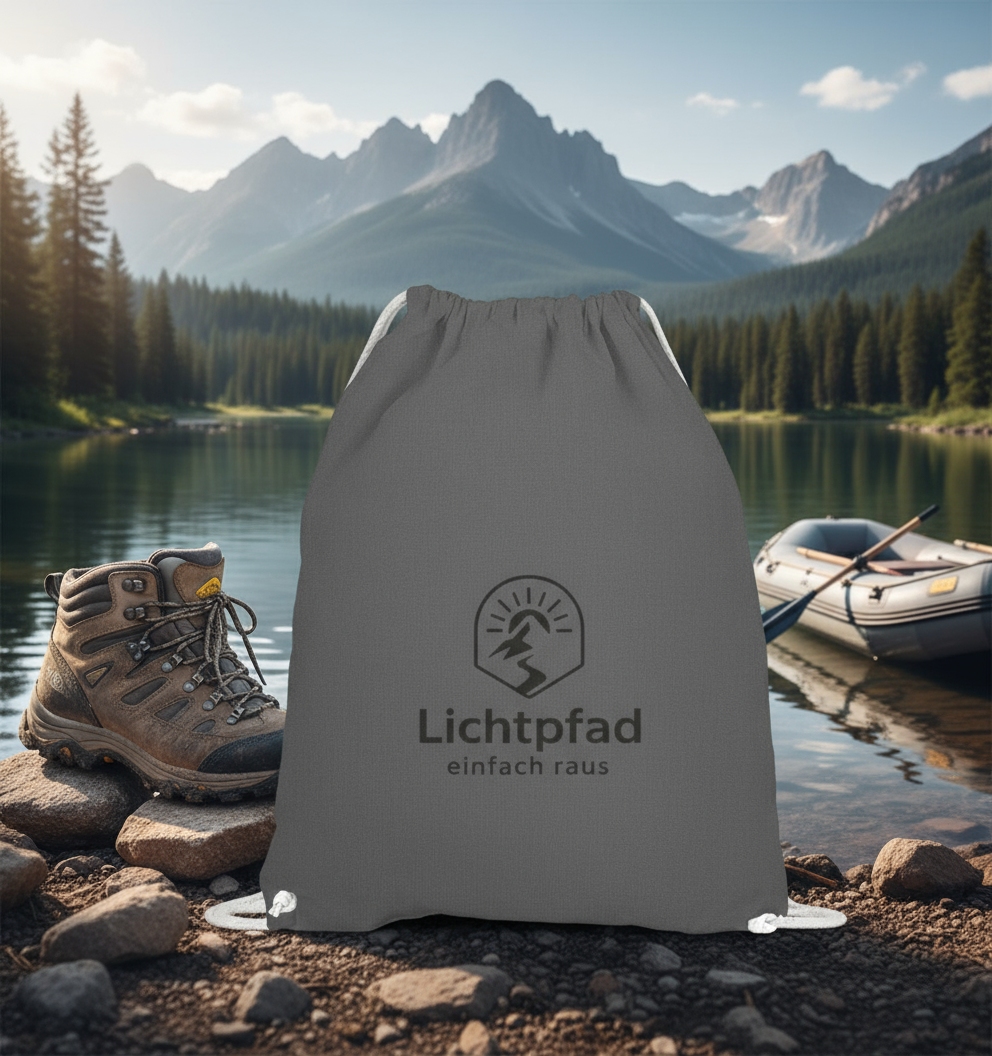 Lichtpfad-Baumwoll Gymsac  - Baumwoll Gymsac