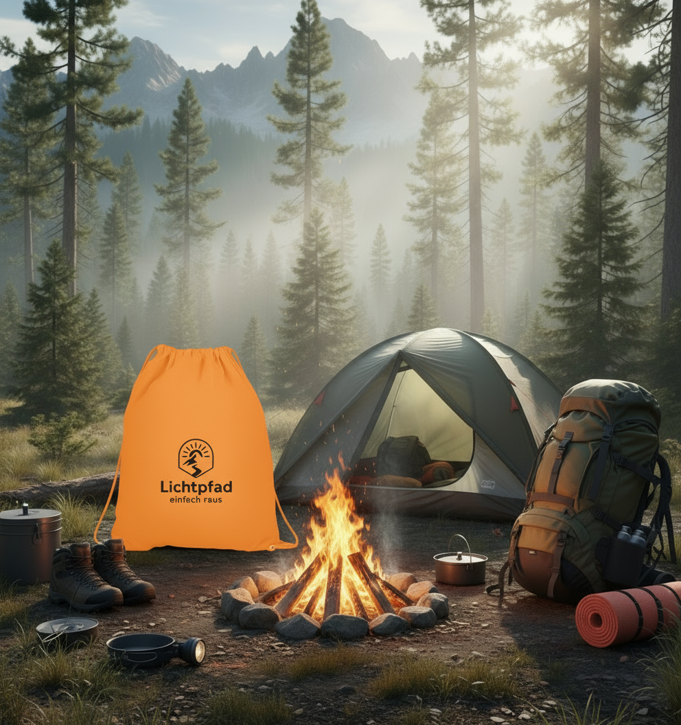 Lichtpfad-Baumwoll Gymsac  - Baumwoll Gymsac