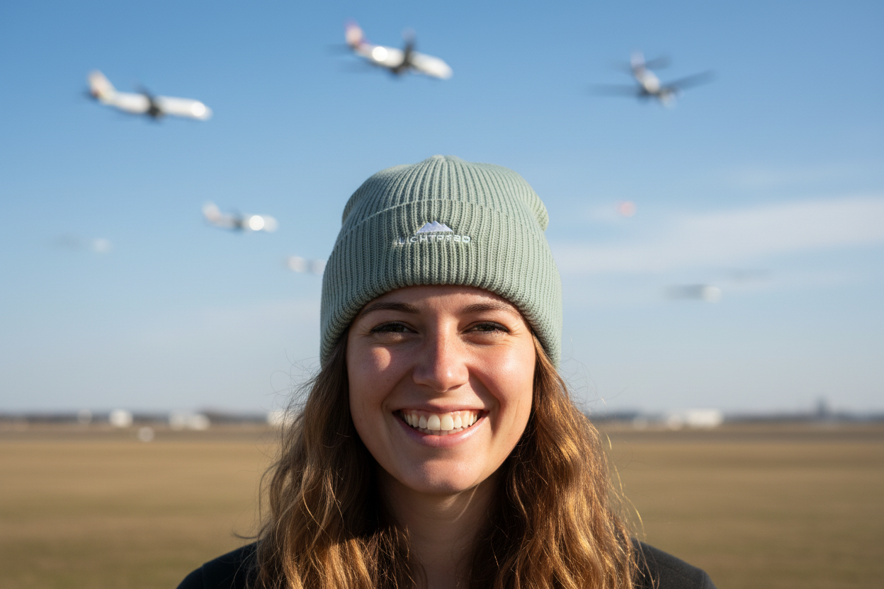 Lichtpfad-Fischermütze  - Fischermütze ST/ST mit Stick